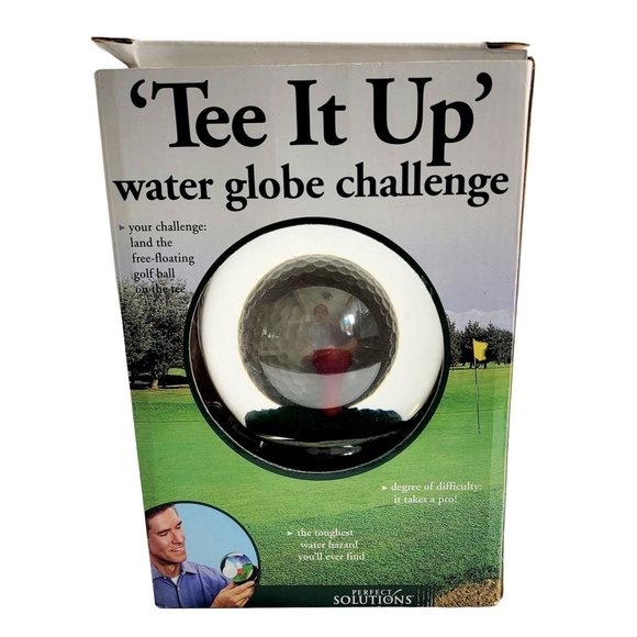 Tee It Up Water Globe Challenge New Old Stock From 2003 - Picture 3 of 11